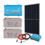 Solar Off Grid Kit 800 VA (1500W peak) with 5280 Wh Energy Storage for Home, Van, Camper, Marine, Leisure